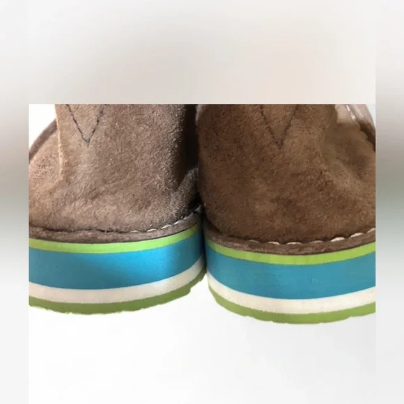 Ariat Brown and Blue Women's Loafers - Picture 4 of 8